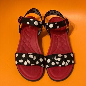 Vivaia Polka Dot comfort sandals 38.5 size 8